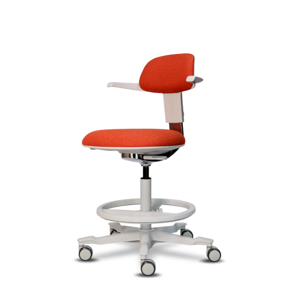 เก้าอี้บาร์ DF PROCHAIR รุ่น NEC สีส้ม
